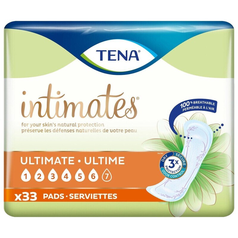 Tena Sensitive Care Ultimate #6 Pads 33 ct