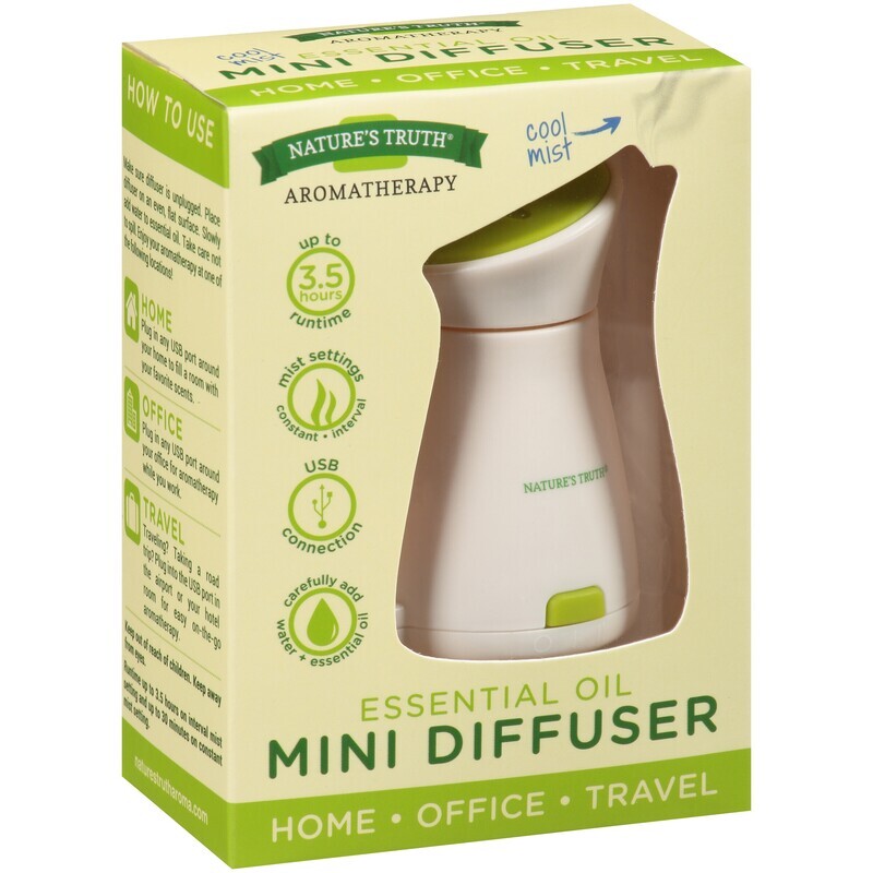 Nature's Truth Ultrasonic Essential Oil Mini Diffuser