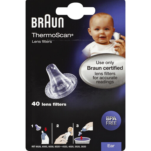 Braun ThermoScab Lens Filters 40 ct