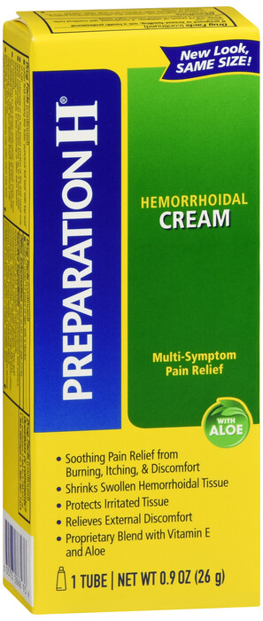 Preparation H Maximum Strength Hemorrhoidal Cream Multi-Symptom Relief with Aloe 26 g