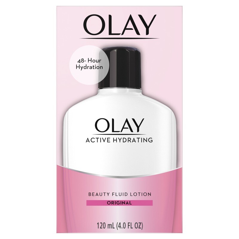 Olay Active Hydrating Beauty Fluid Lotion Original 48 Hour Hydration 4 fl oz