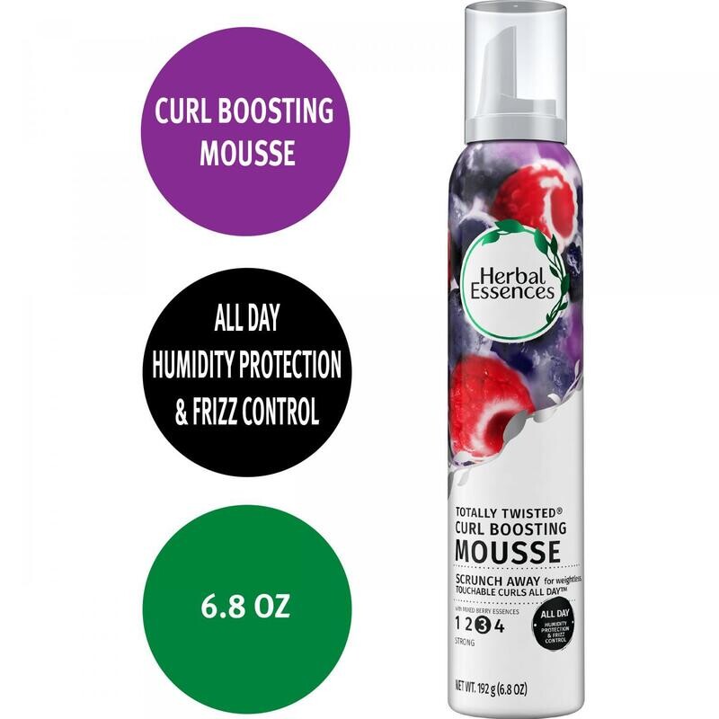 Herbal Essences Totally Twisted Curl Boosting Mousse Strong Hold Level 3