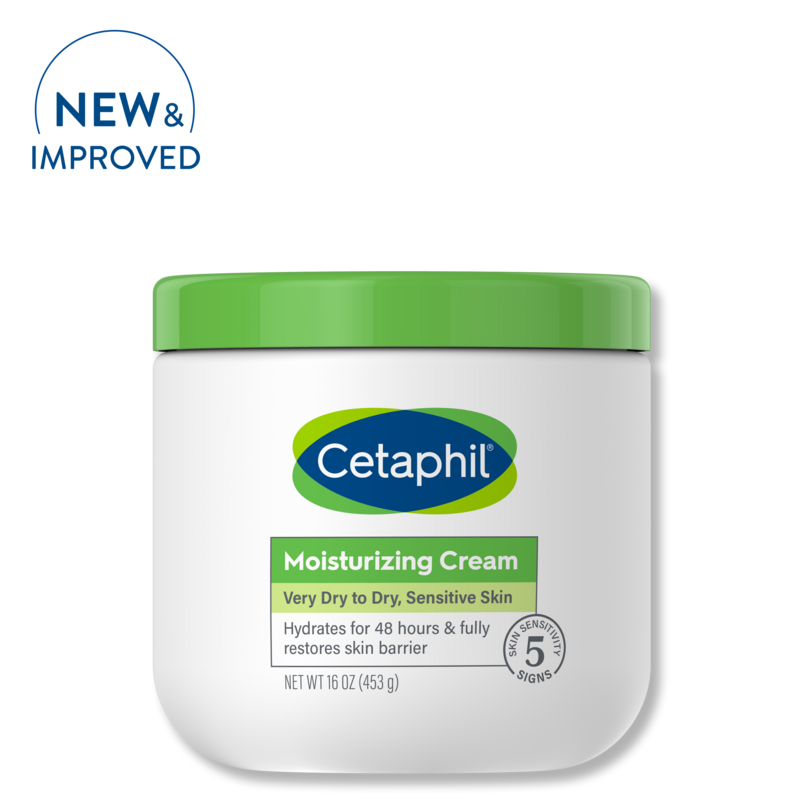 Cetaphil Moisturizing Cream for Very Dry to Dry, Sensitive Skin 16 oz