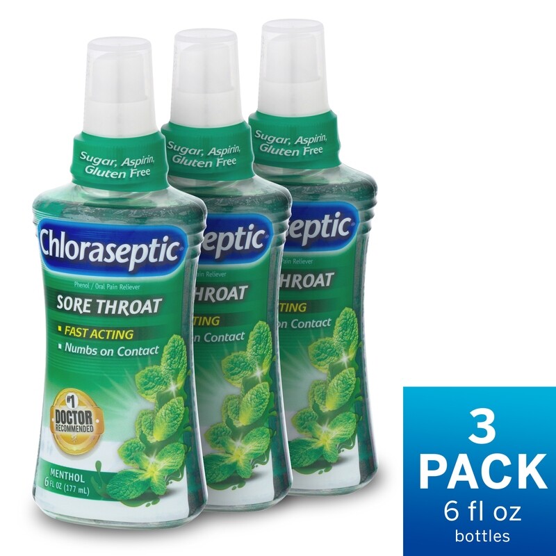 Chloraseptic Sore Throat Menthol Spray 6 fl oz
