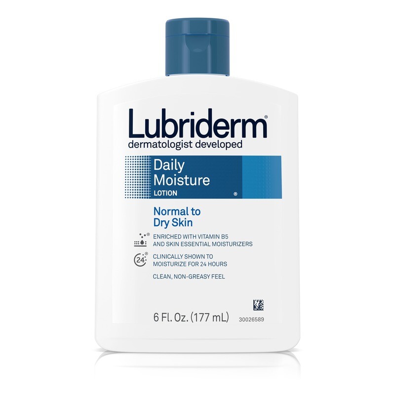 Lubriderm Daily Moisture Lotion for Normal to Dry Skin 6 fl oz