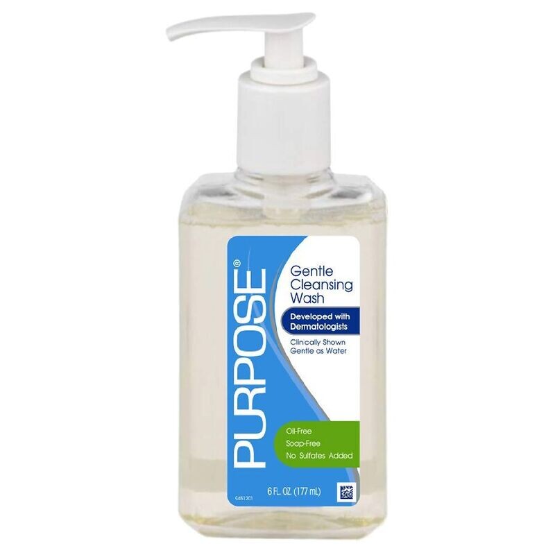 Purpose Gentle Cleansing Wash Oil-Free and Soap-Free No Sulfates Added 6 fl oz