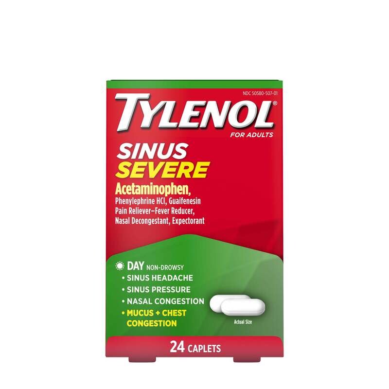 Tylenol Sinus Severe Day Non-Drowsy Caplets 24 ct