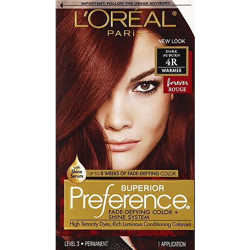L’oréal Paris Superior Preference Permanent Haircolor #4R Dark Auburn