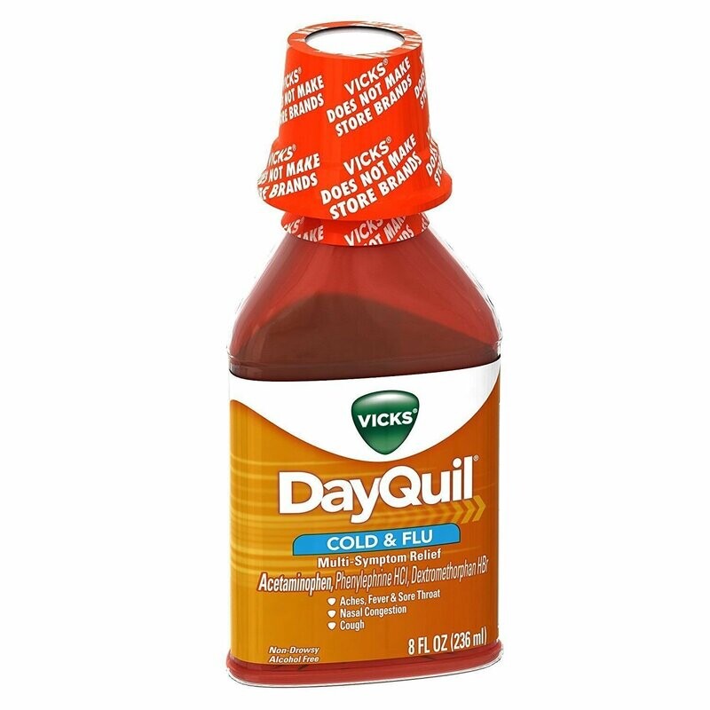 DayQuil Cold and Flu 8 fl oz