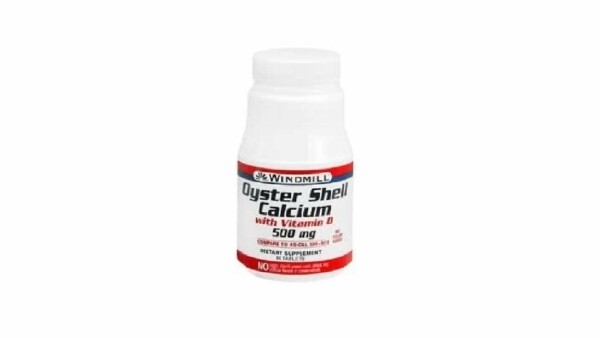 Calcium 500mg With Vitamin D3 Tablets 60ct