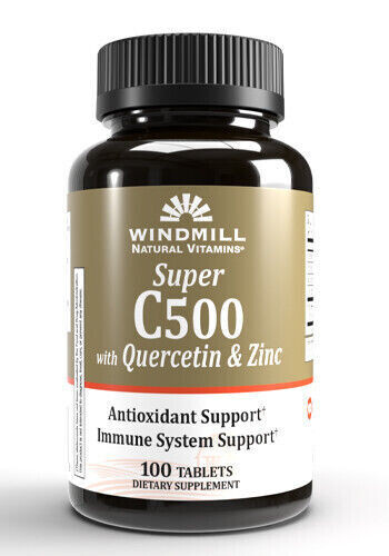 Ascorbic Acid C-500 With Quercetin & Zinc Tablets 100ct