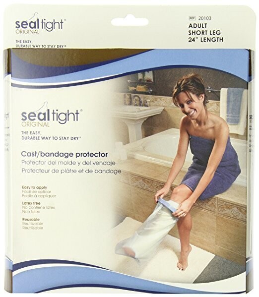 Seal Tight Cast/Bandage Protector - Adult - Short Leg