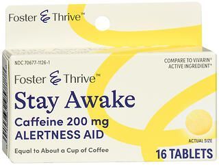 F&T STAY AWAKE CAFFINE 200MG 16CT