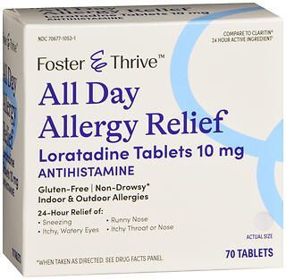 F&T LORATADINE TABLETS 10MG 70 CT