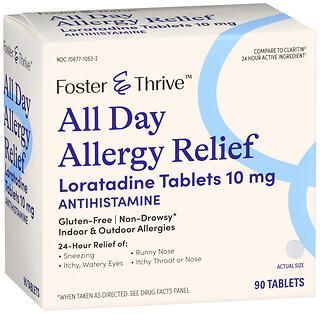 F&T LORATADINE TABLETS 10MG 90 TABLETS