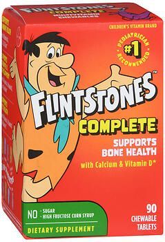 Flintstones Complete Children's Chewable Multivitamin Tablets 90ct