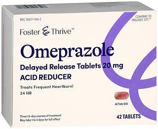 Foster & Thrive Omeprazole 20 mg Delayed Release Tablets 42ct