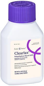 Foster & Thrive Clearlax Polyethylene Glycol 3350 Powder for Solution Unflavored 238G
