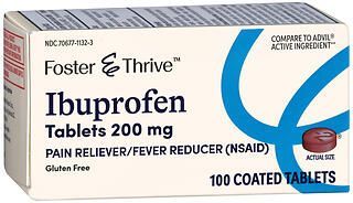 Foster & Thrive Ibuprofen 200 mg Coated Tablets 100ct