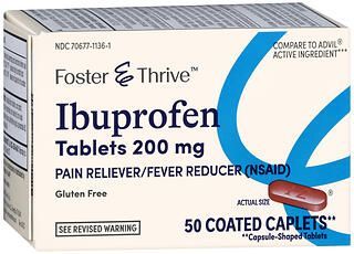 Foster & Thrive Ibuprofen 200 mg Coated Caplets