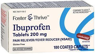 Foster & Thrive Ibuprofen 200 mg Coated Caplets 100ct