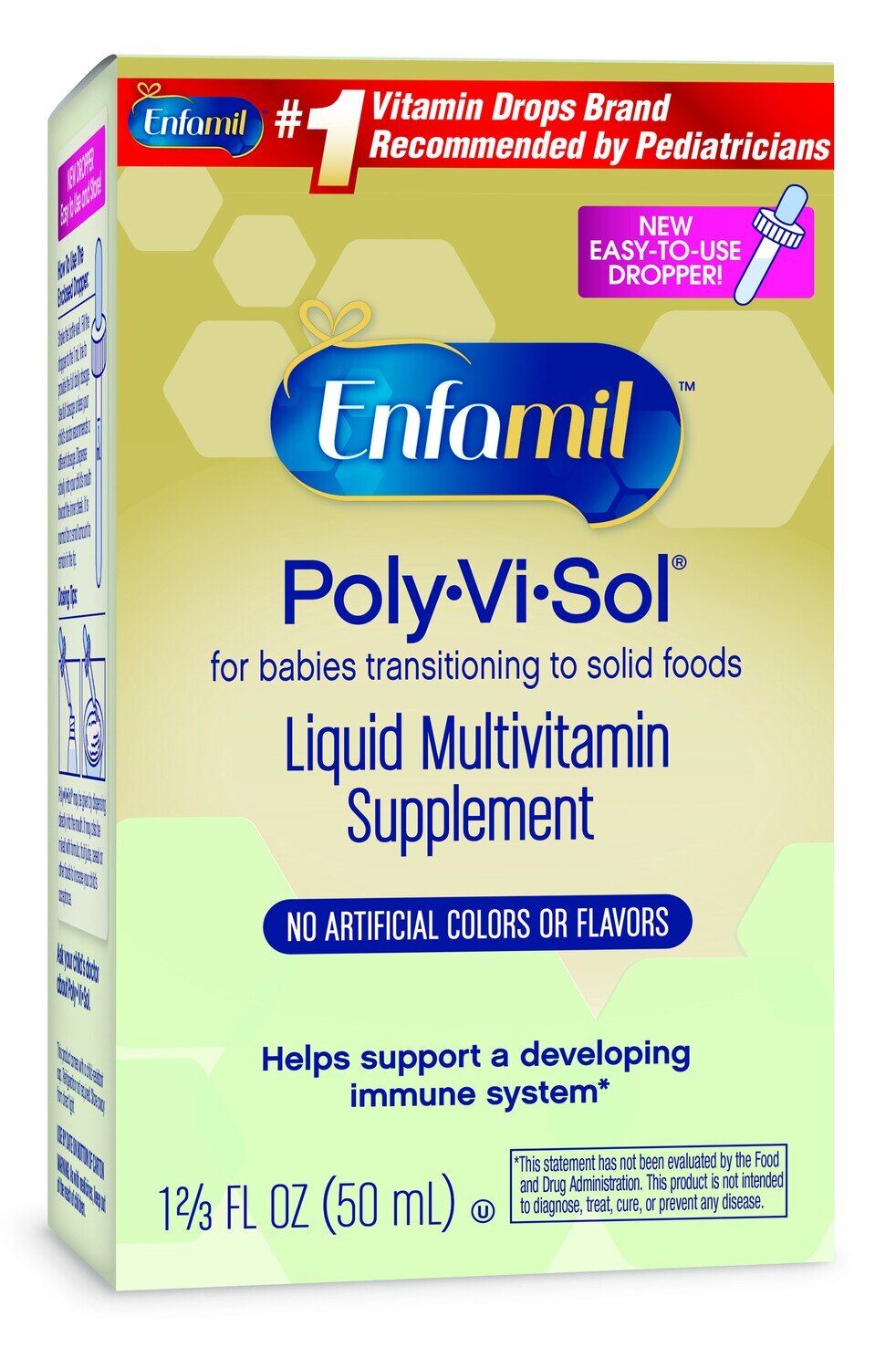 Enfamil Multivitamin Drops Growth And Immune Health Drops 6-24 Months 50mL Enfamil Multivitamin Drops Growth And Immune Health Drops 6-24 Months 50mL