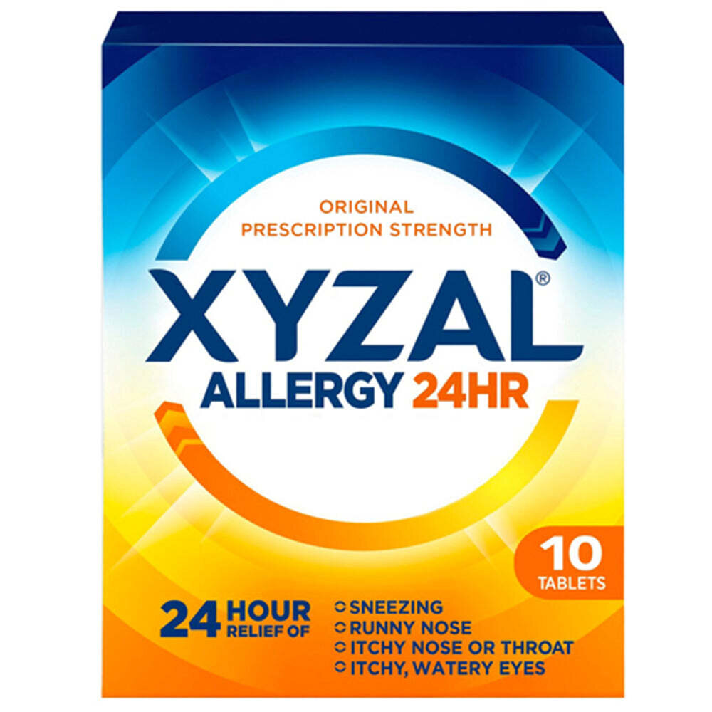 Xyzal Allergy 24 Hour Tablets 10 ct Xyzal Allergy 24 Hour Tablets 10 ct