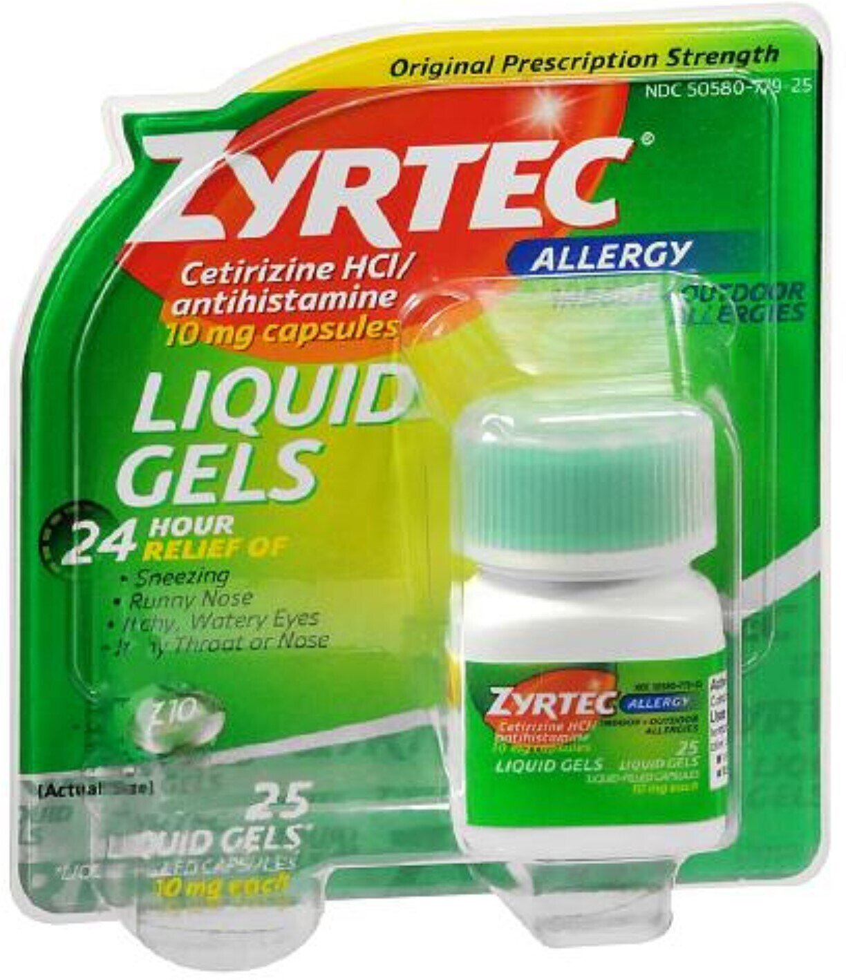 Zyrtec Allergy Liquid Gels 25 ct Zyrtec Allergy Liquid Gels 25 ct