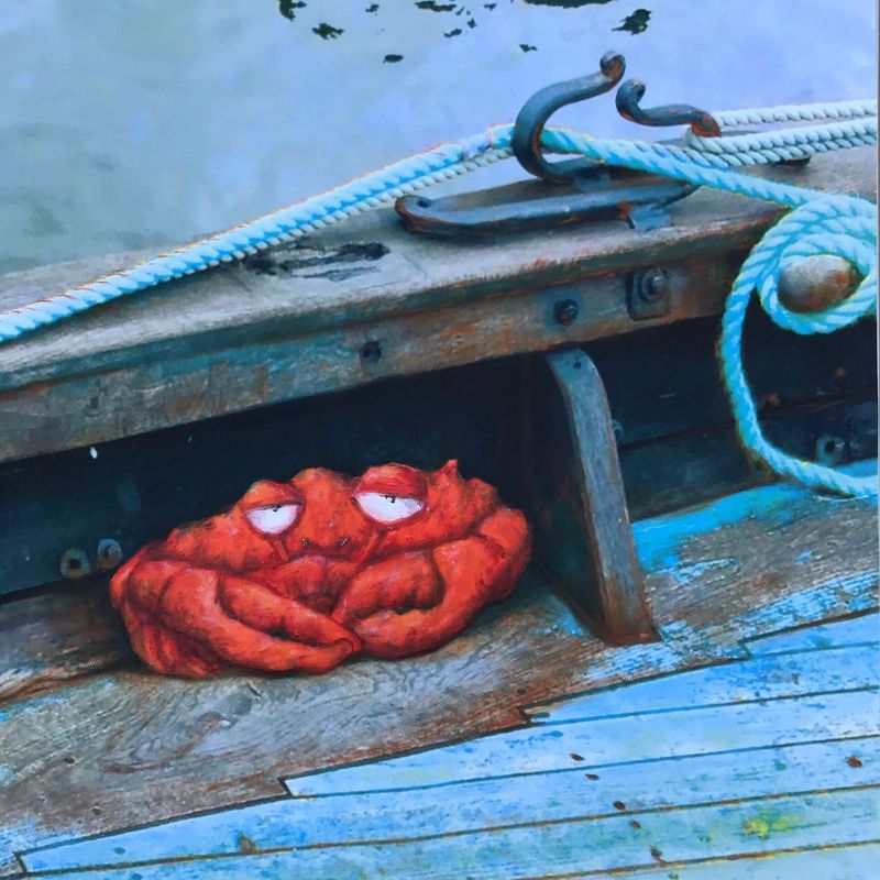 "crabe sur le pont "