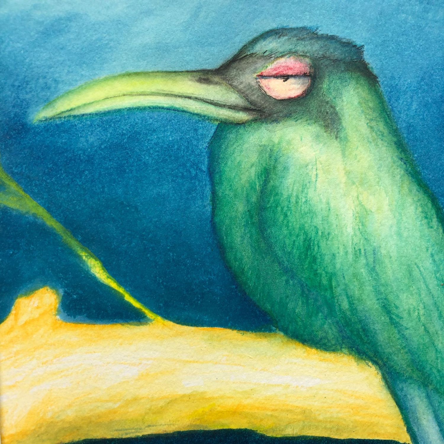 "Oiseau vert "