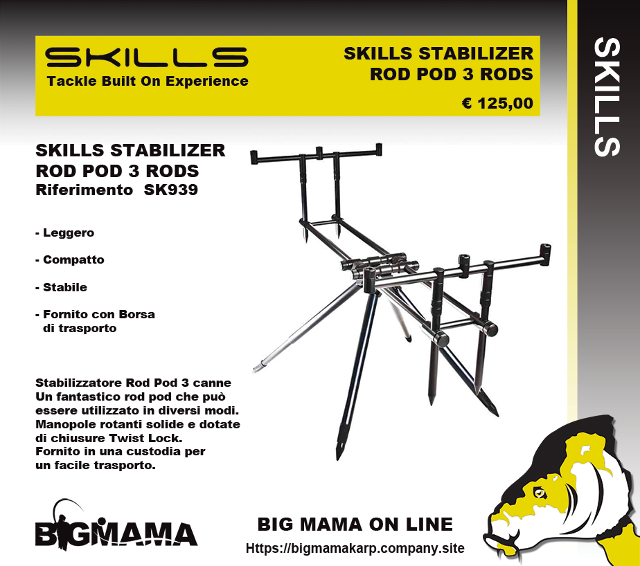 ​SKILLS STABILIZER ROD POD 3 RODS