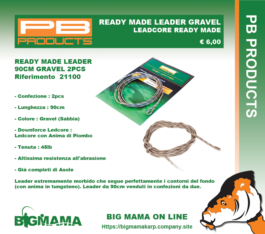​DONWFORCE READY MADE LEADER 90CM GRAVEL 2PCS