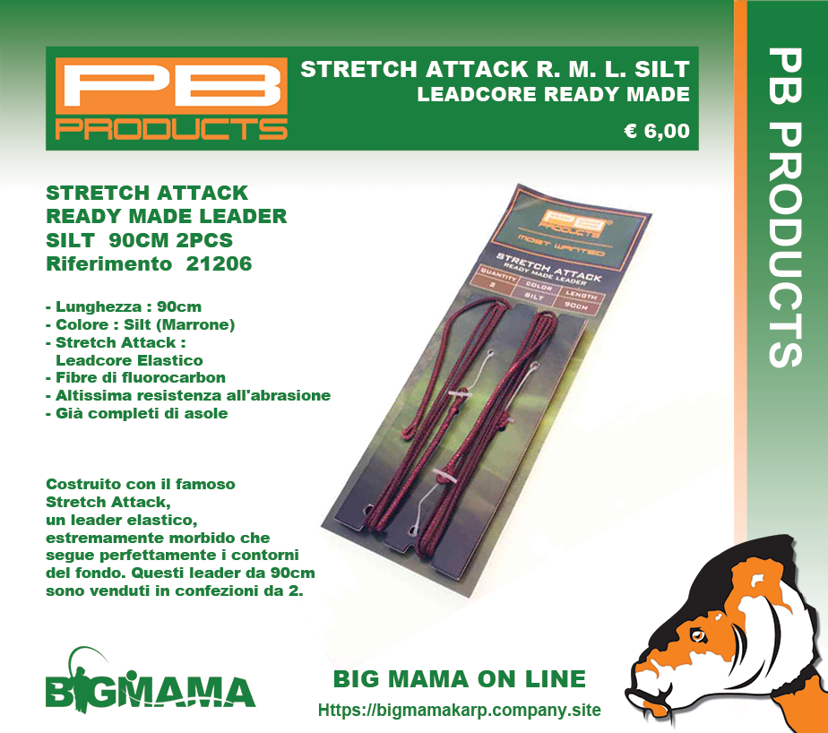 STRETCH ATTACK READY MADE LEADER SILT 90CM 2PCS