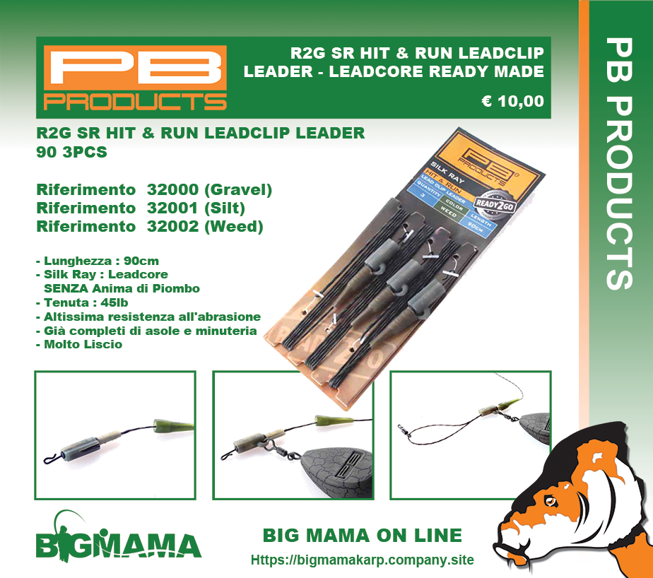 R2G SR HIT &amp; RUN LEADCLIP LEADER 90 3PCS