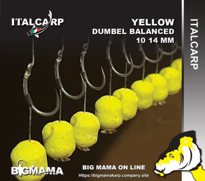 YELLOW DUMBEL BALANCED