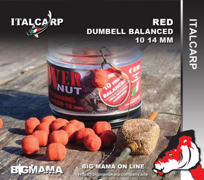 RED DUMBEL BALANCED