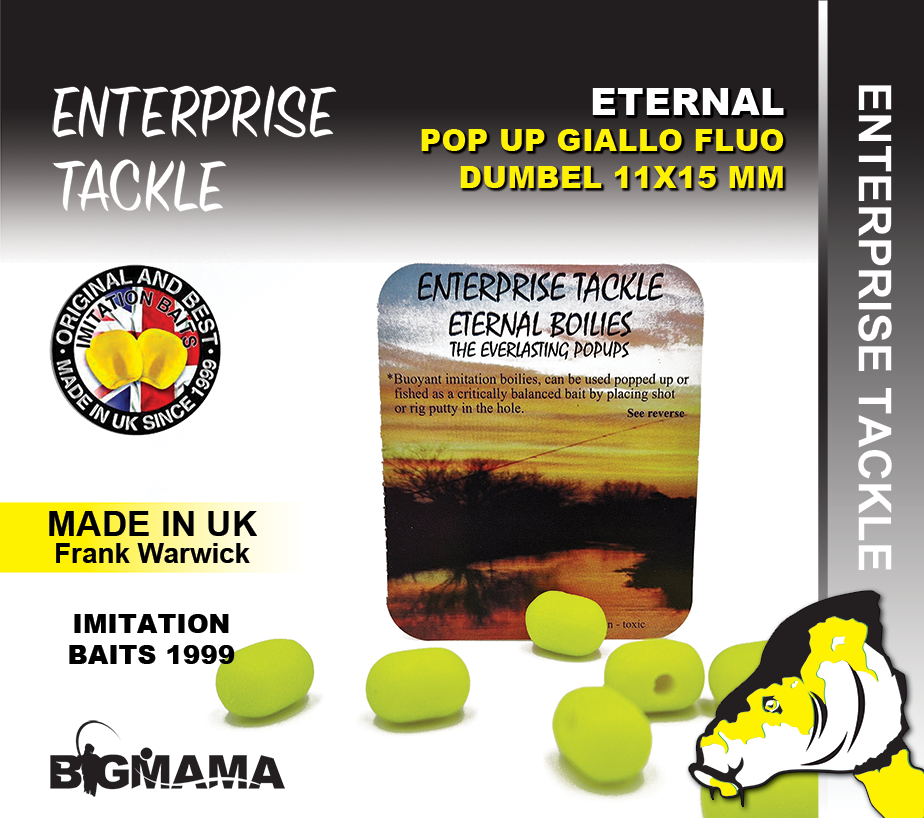 ETERNAL  DUMBEL POP UP FLUO 11X15MM