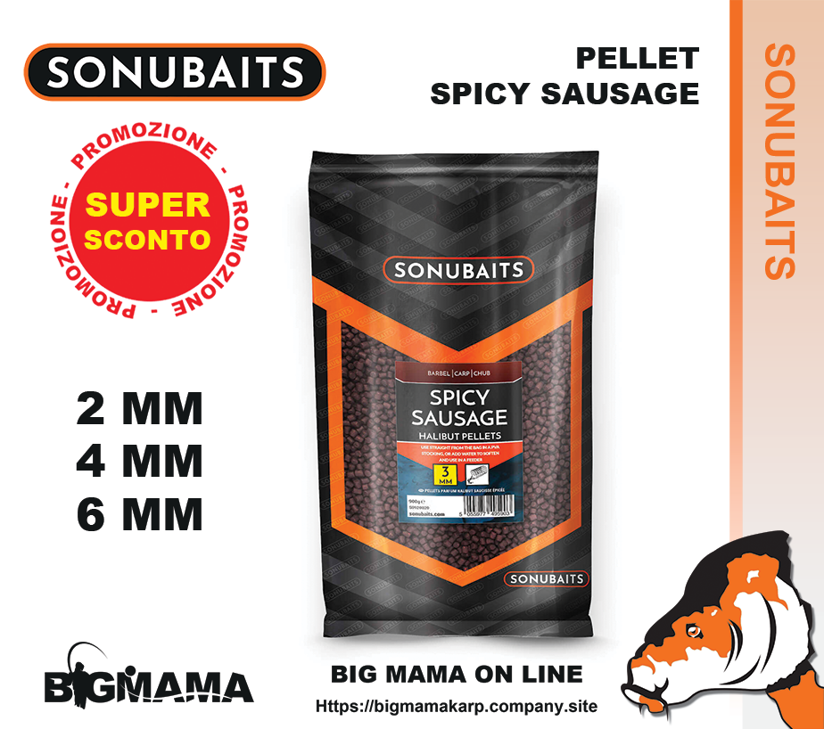 SPICY SAUSAGE HALIBUT PELLETS