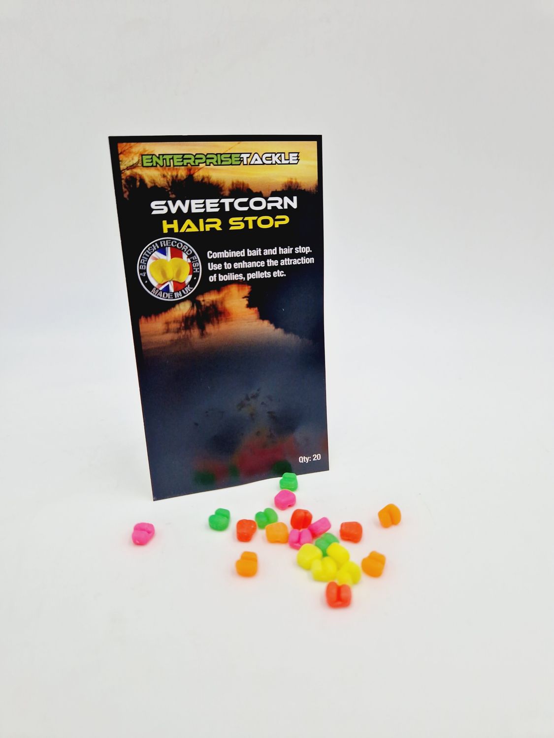 MINI SWEETCORN HAIR STOPS - MIXED FLUO COLORS