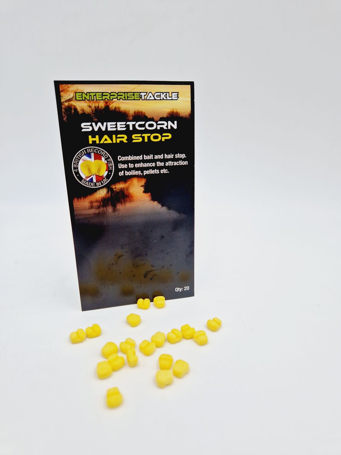MINI SWEETCORN HAIR STOPS - YELLOW