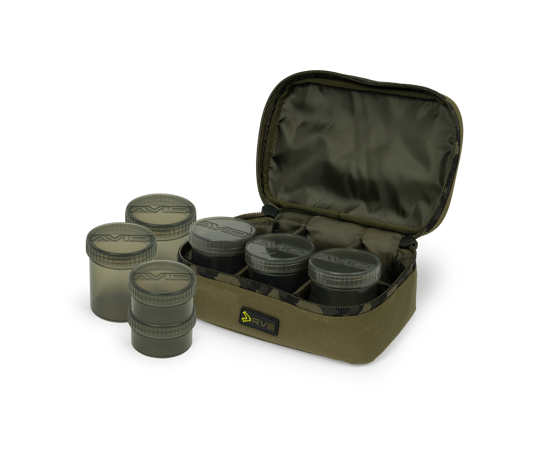 RVS 8-POT HOOKBAIT POUCH