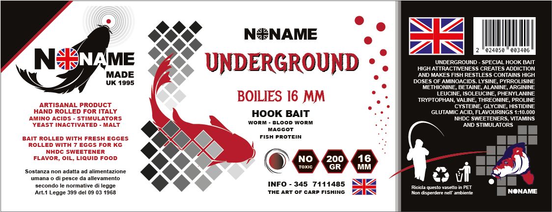 UNDERGROUND HOOKBAIT BOILES