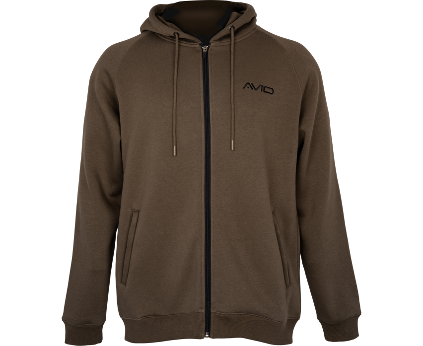 COMPOUND ZIP HOODIE (BROWN)