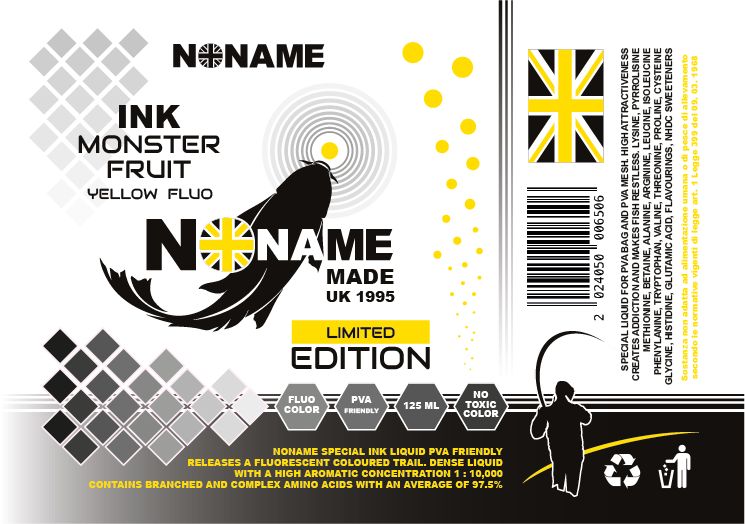 INK  MONSTER FRUIT 125ML - YELLOW