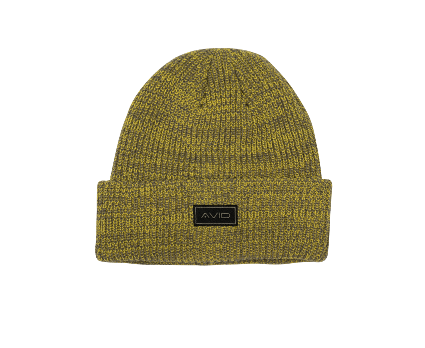 Marl Knit Beanie - Yellow