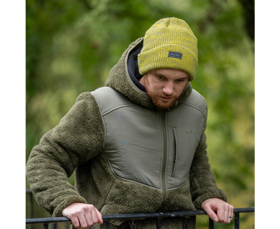 Marl Knit Beanie - Yellow
