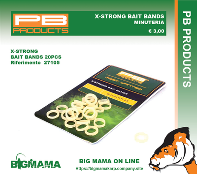 X-STRONG BAIT BANDS 20PCS