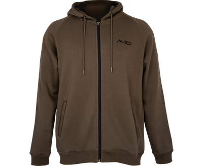 COMPOUND ZIP HOODIE (BROWN)