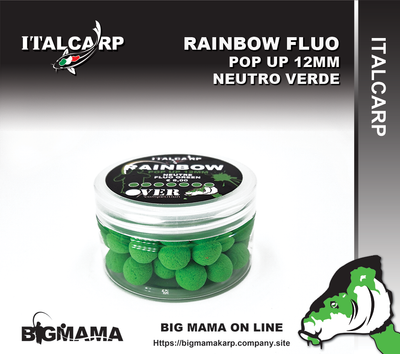 RAINBOW POP UP VERDE NEUTRE 12MM RAINBOW POP UP VERDE NEUTRE 12MM