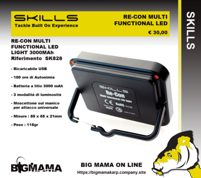 ​RE-CON MULTI FUNCTIONAL LED LIGHT 3000MAh